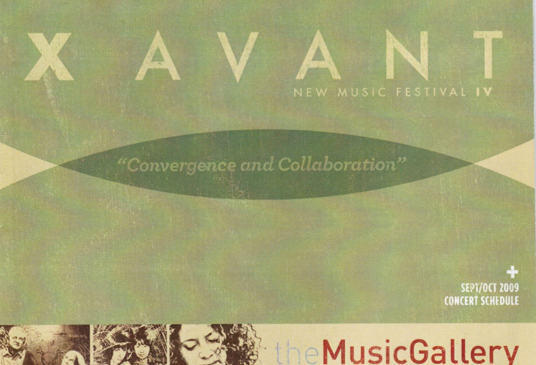 X Avant IV, front cover of program, 2009