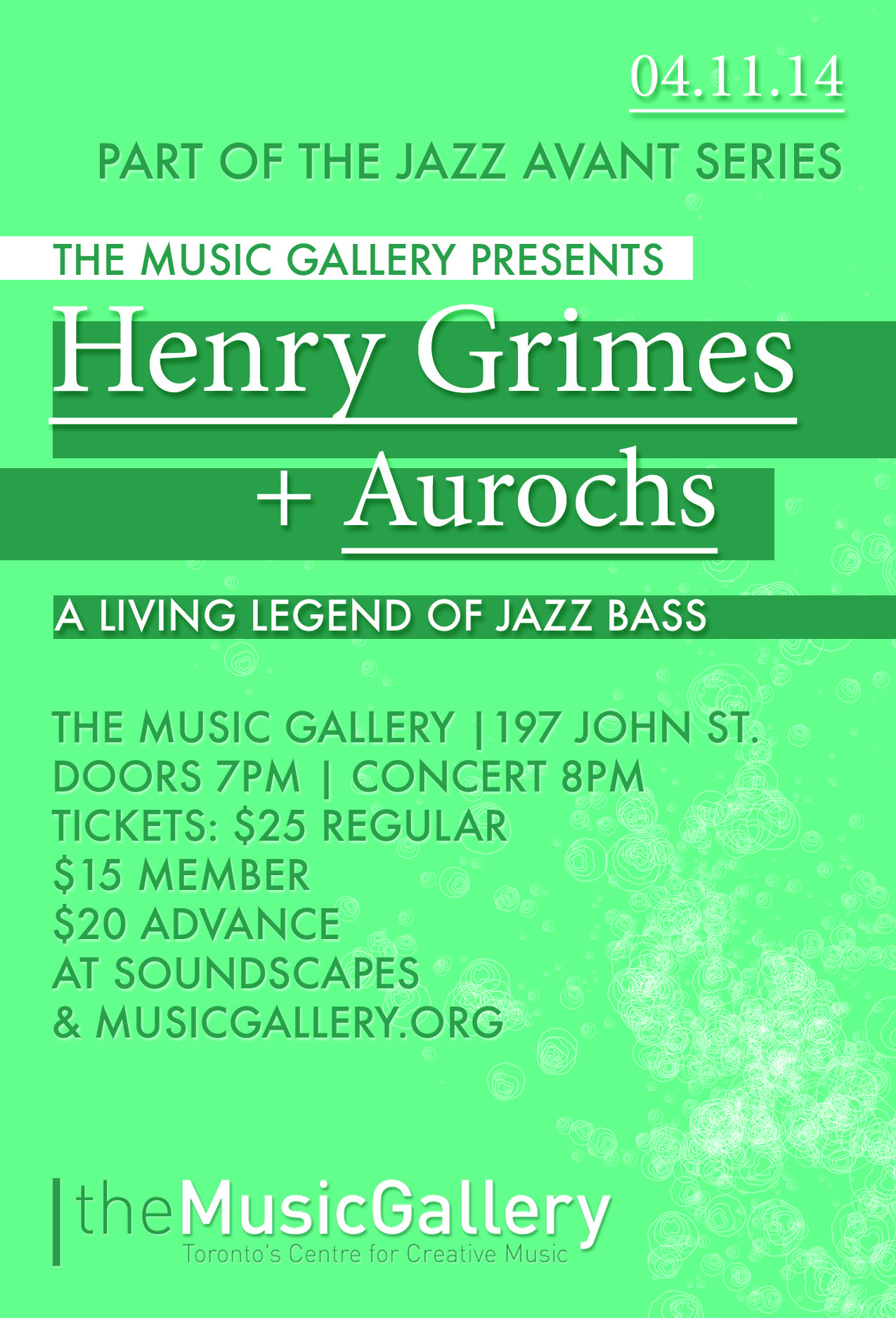 Henry Grimes + Aurochs, 2014