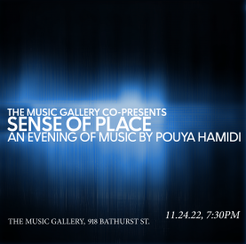 Sense of Place - An Evening of Music by Pouya Hamidi